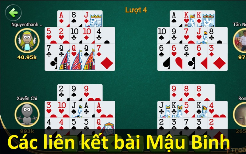 Các liên kết bài Mậu Binh